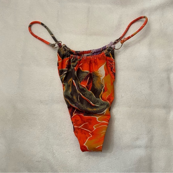 New! Indah Kalea string thong bottoms tropix floral 1652 - Picture 2 of 10